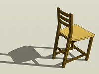 椅子のスケッチ